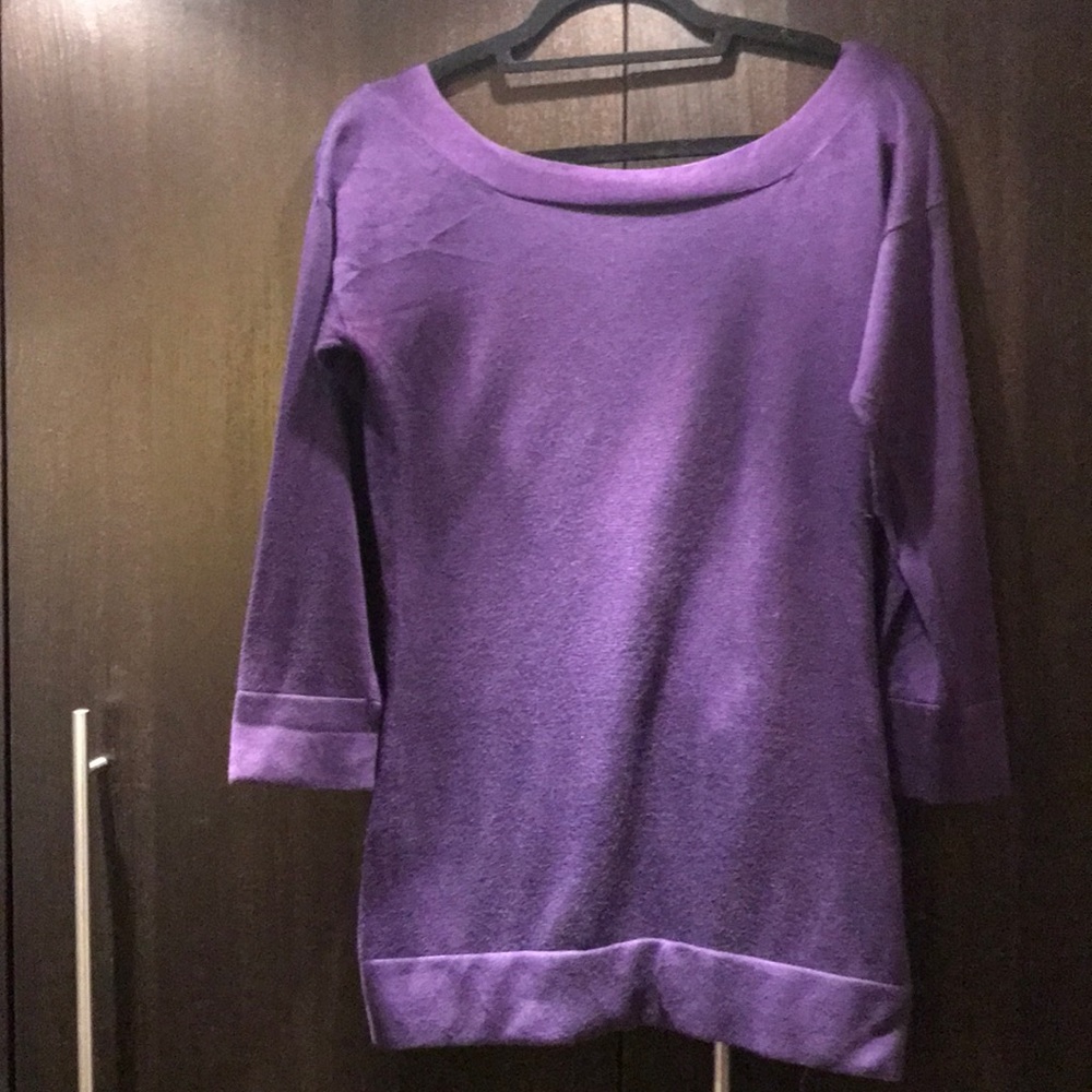 Armani Exchange Purple Plum Colored Long Sleeve
